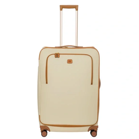 BRIC’S Firenze Designer Luggage – 32” Large Spinner Cream Color, USED - Picture 1 of 15